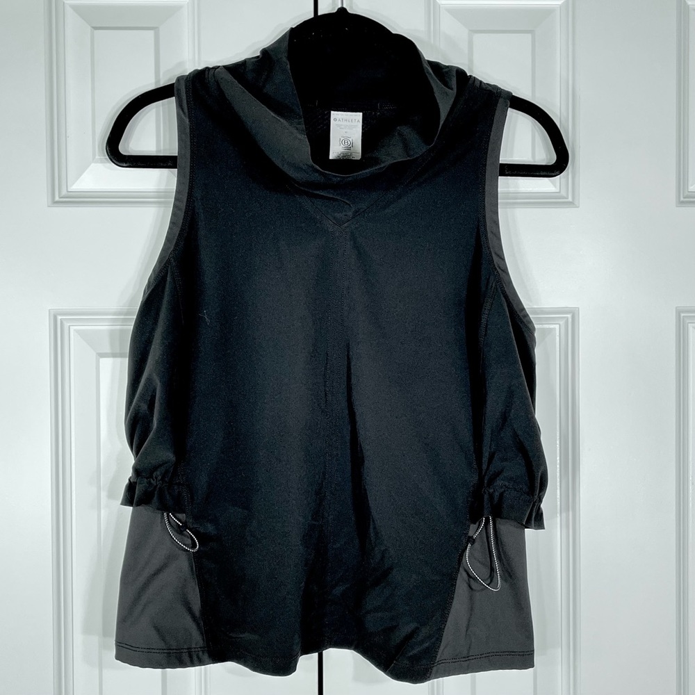 Athleta Cowl Neck Sleeveless Muscle Tank Top